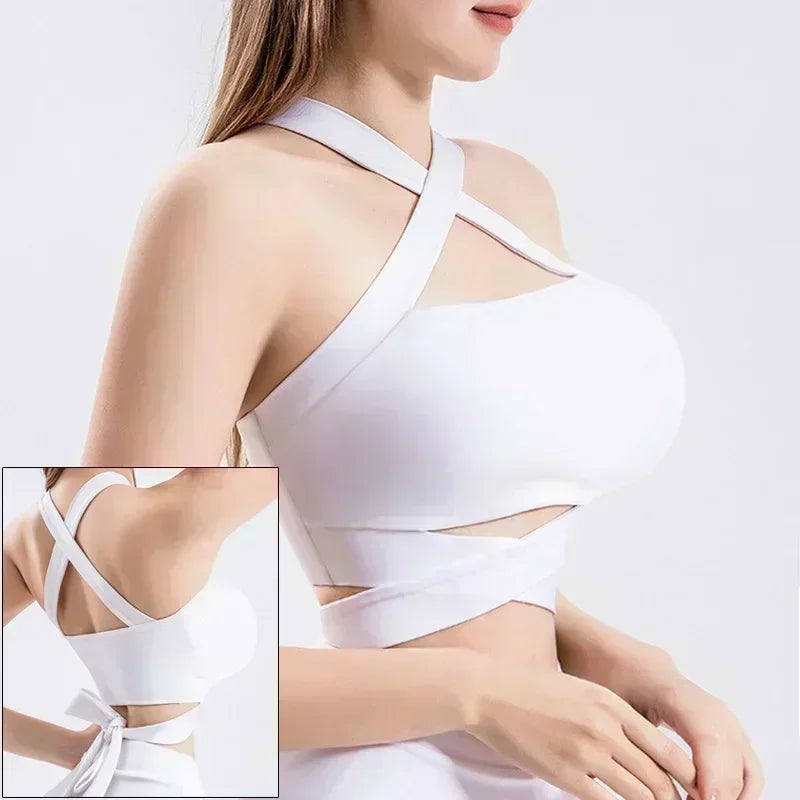 Cloud Hide Front Zipper Sports Bra Women Underwear Push Up Yoga Crop Top Bras Solid Athletic Vest Gym Fitness Shirt Sportswear