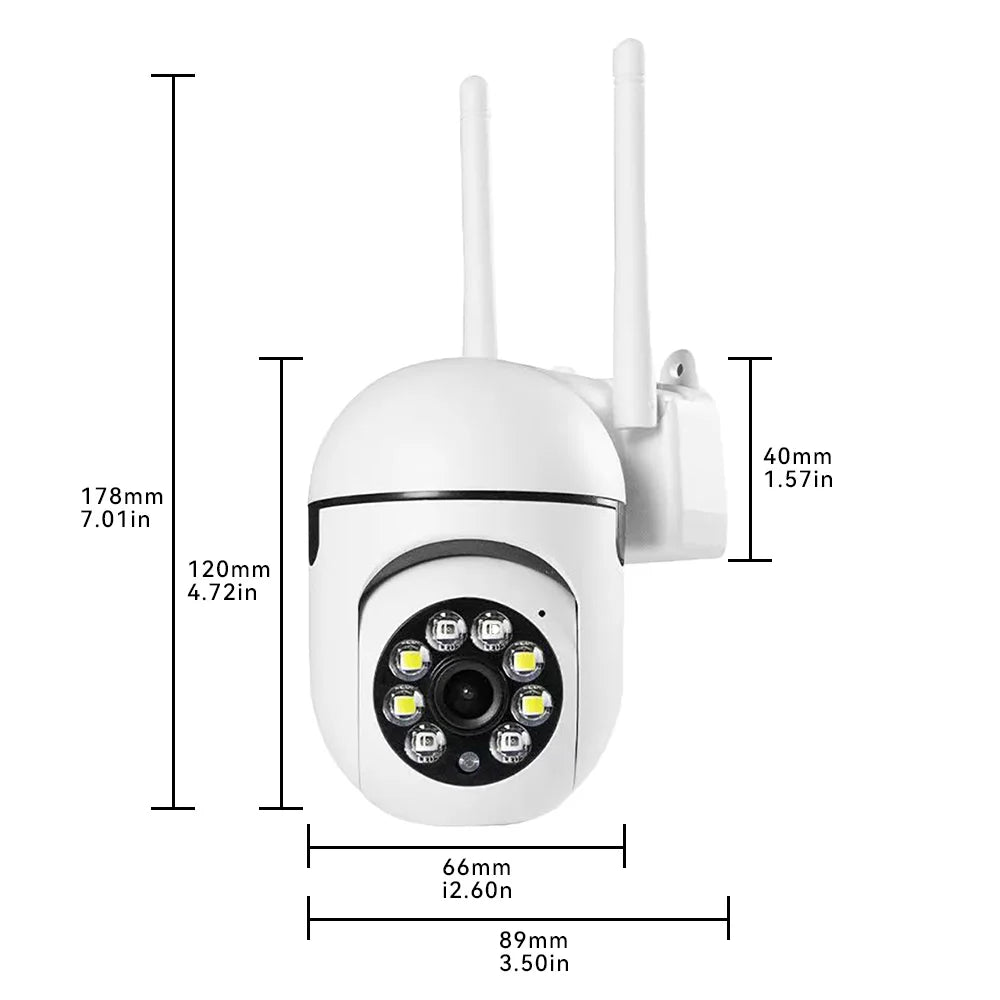 2.4G 1080P Cameras Wifi Video Surveillance IP Outdoor Security Protection Monitor 4.0X Zoom Home Wireless Track Alarm Waterproof