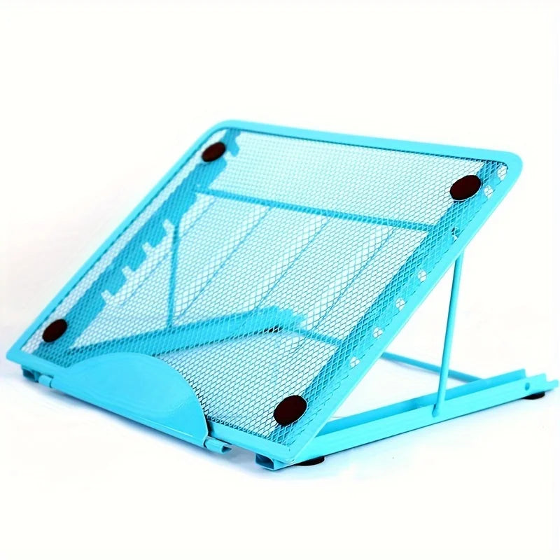 1 adjustable metal laptop folding stand base, foldable light box light stand, adjustable.