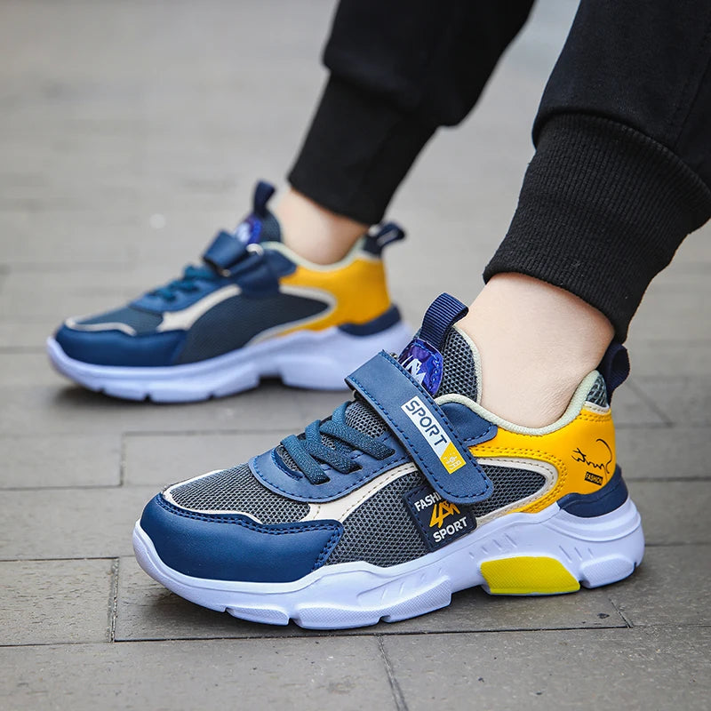 Kid Sneakers Sport Shoes for Boys Girls Fashion Children Breathable Mesh Comfort Casual Non-Slip Outdoor Running Shoes