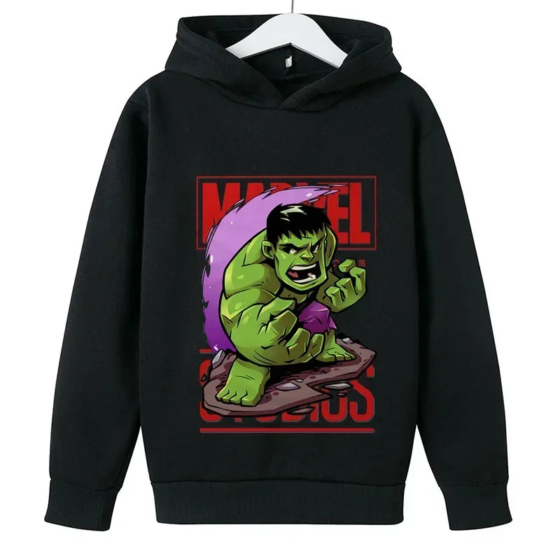 Hulk Hoodies Kids Tracksuits Boy Girl Spring autumn winter Sweatshirt Clothes Set Marvel- Super heros Hooded Pants Suit Children