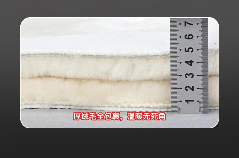 2024 New Winter men boots  Slippers Warm Men Shoes Waterproof Non-Slip Plush Sneakers Male  leather Boots Plus size  48