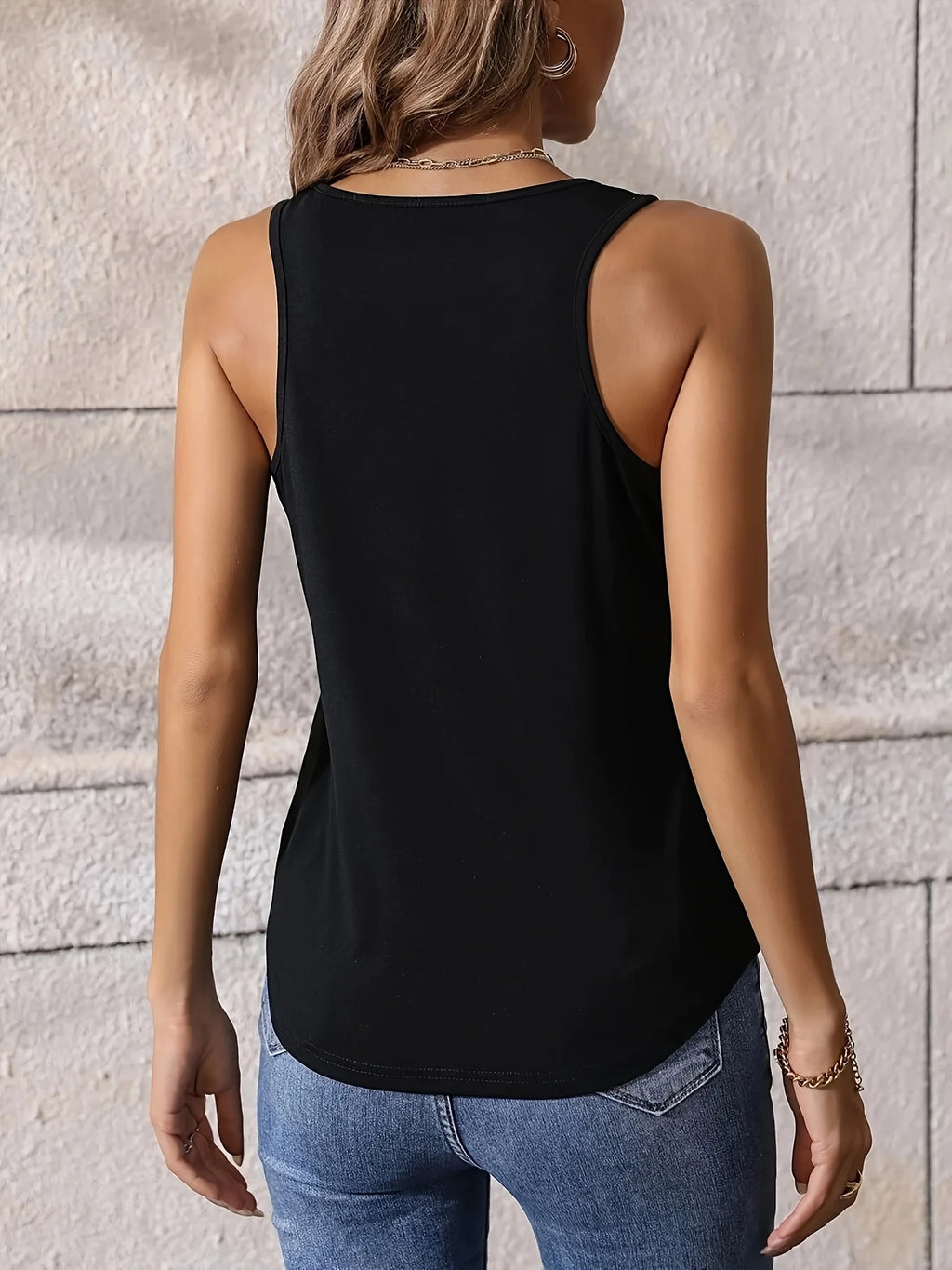 Loose plus size wing pattern printed round neck white vest summer casual sleeveless top women's clothing