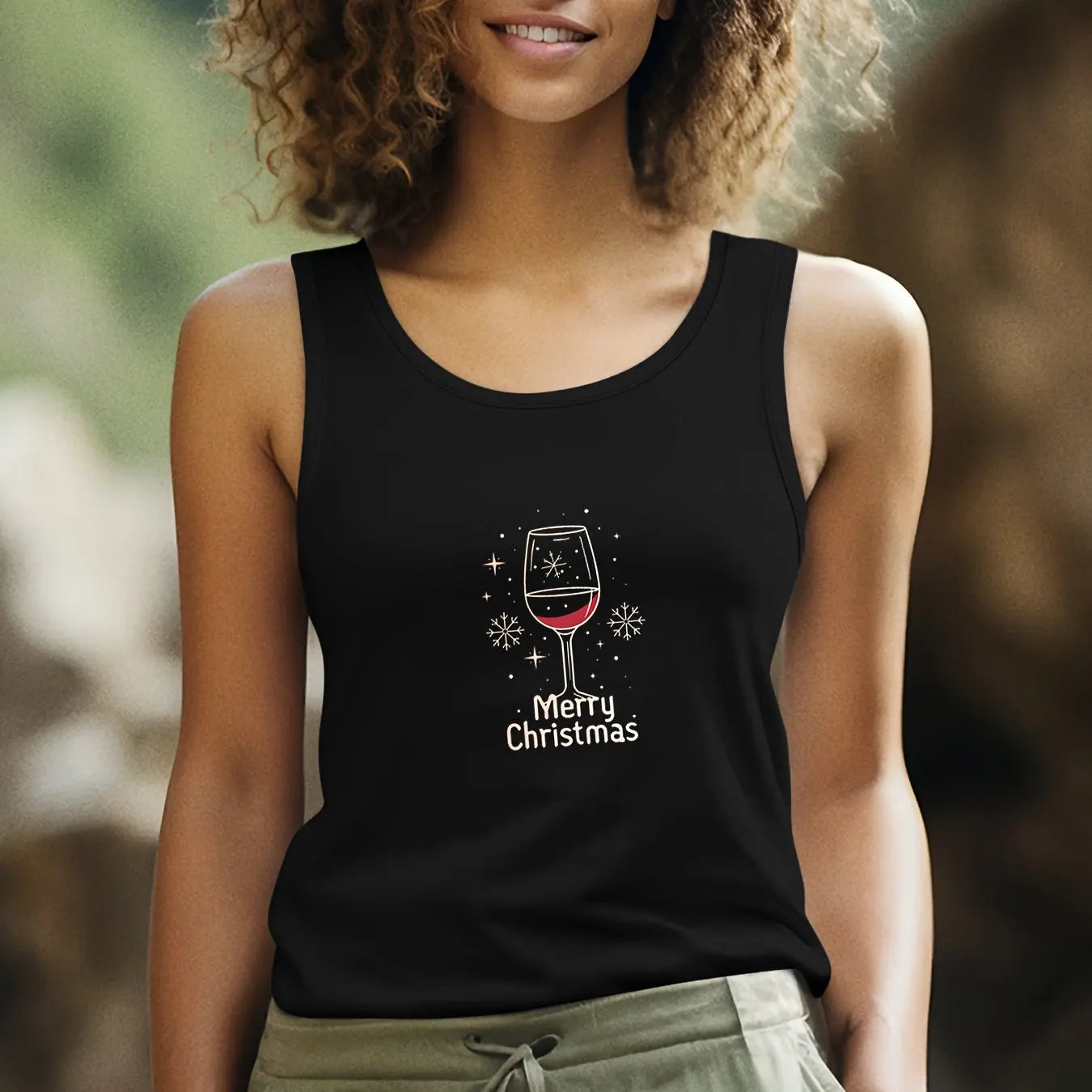 Loose plus size wing pattern printed round neck white vest summer casual sleeveless top women's clothing