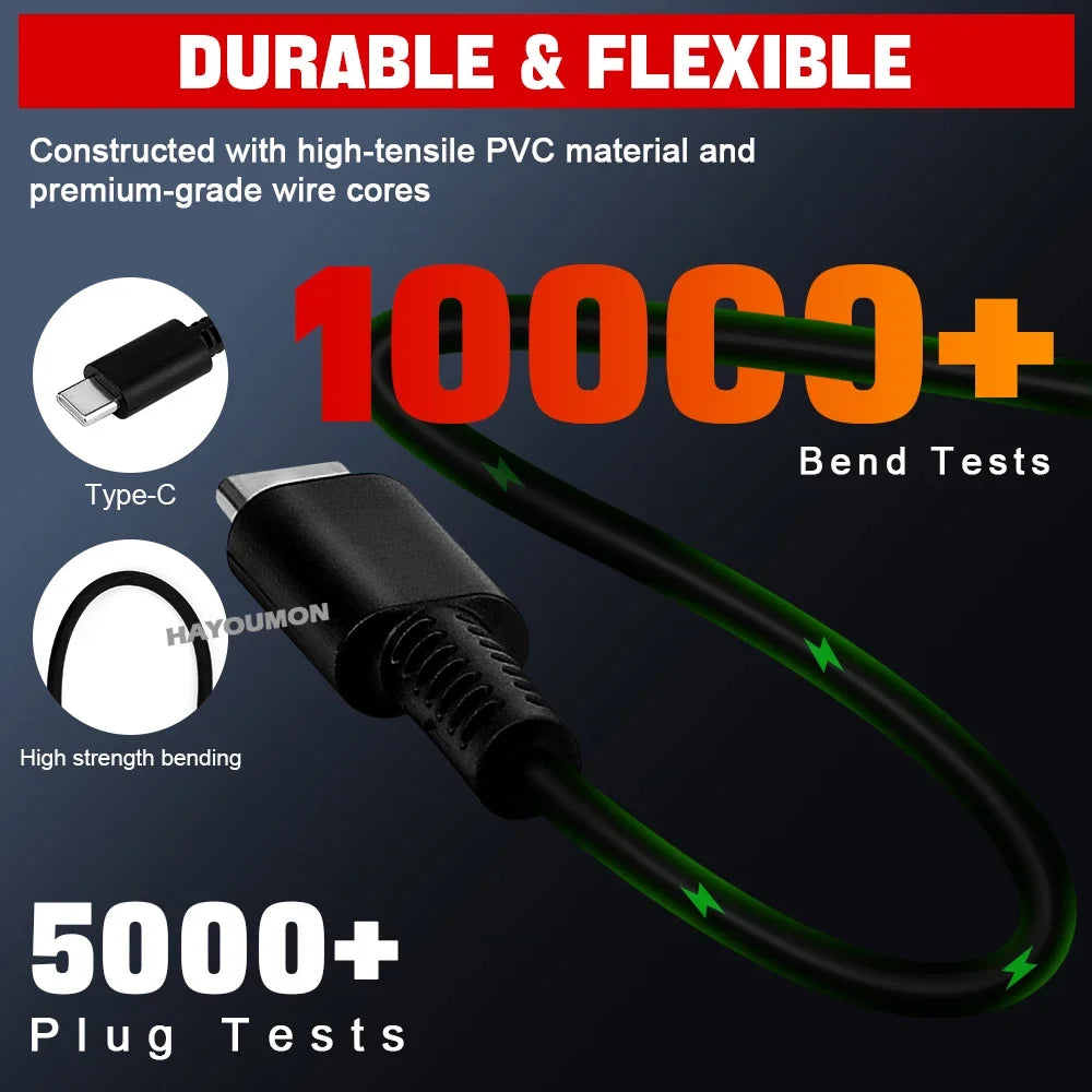 60W Type C AC Adapter For Switch 2 Fast Charger Power Supply Support TV Mode Wall Charger For Switch 2 Gaming Accessories