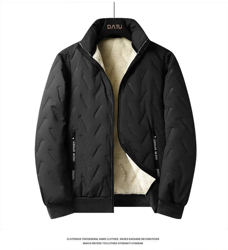 Men's Winter 1-3Pc Tracksuit Set Warm Thickened Jacket Pants Vest Matching 3pcs Fashion Casual Loose Fleece-Lined Outfit For Man