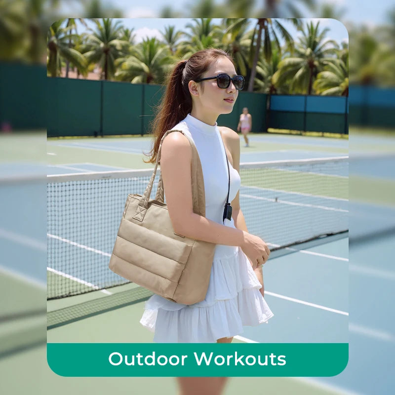 BAGSMART Women's Tote Bag Simple Travel Bag Casual Commuting Messenger Handbag Student College Shoulder Bag