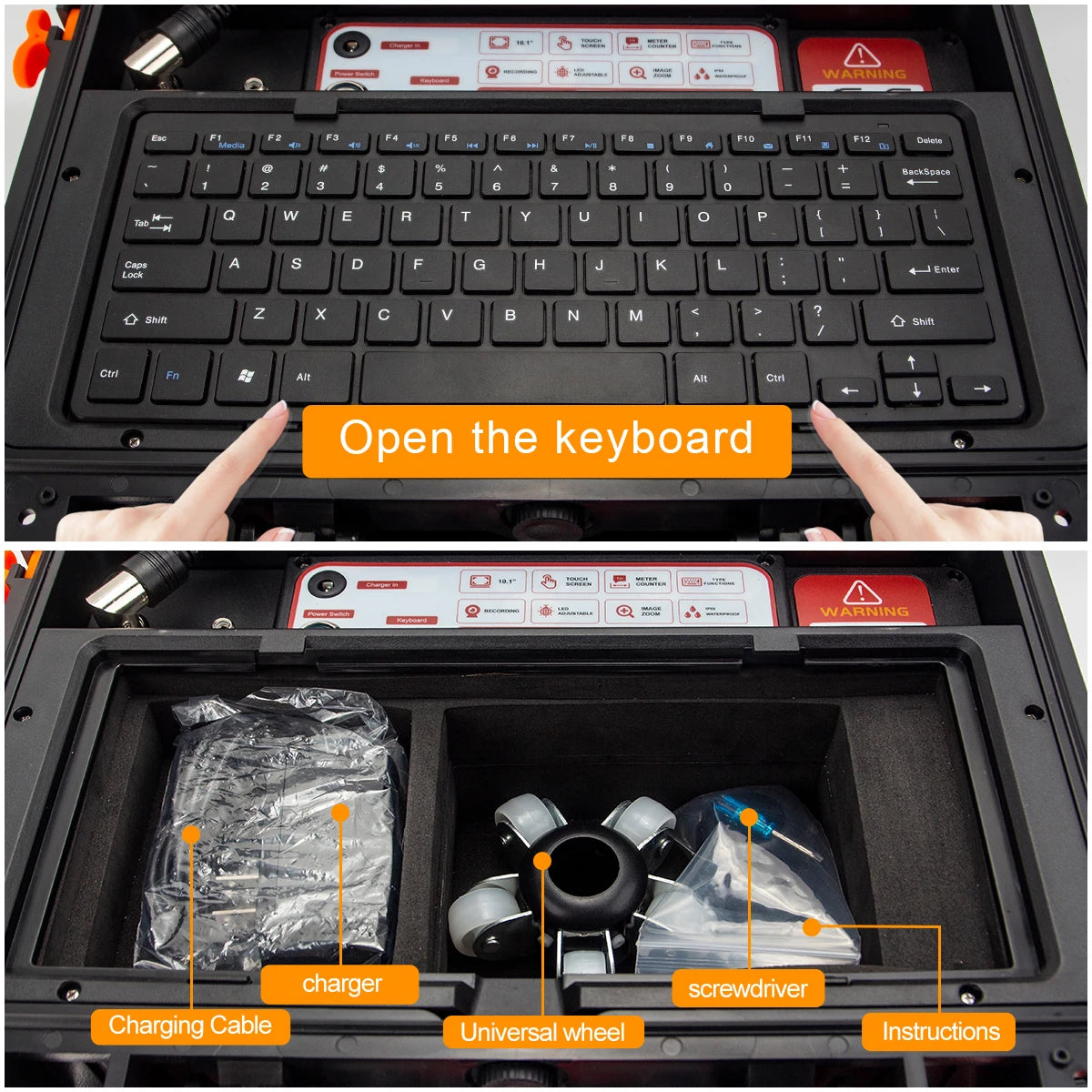 512Hz Transmitter Sonde for Pipeline Location Endoscope Image Self-Leveling DVR,SYANSPAN 23mm Drain Pipe Inspection Camera IP68
