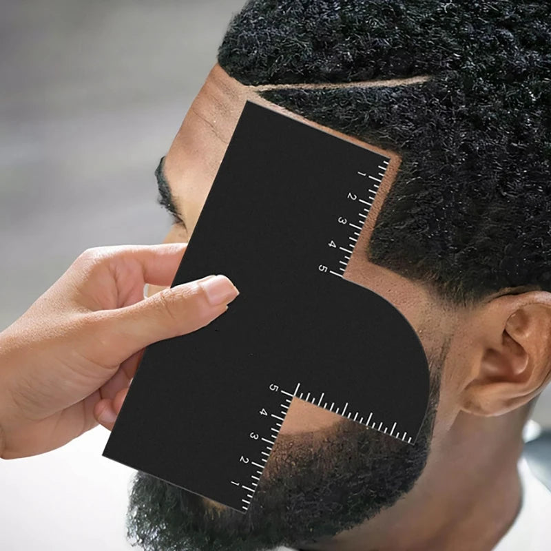 1Pcs Professional Beard Shaping Tool Hairline Enhancing Card for Precise Styling Must Have Shapers for Men Safe and Convenient