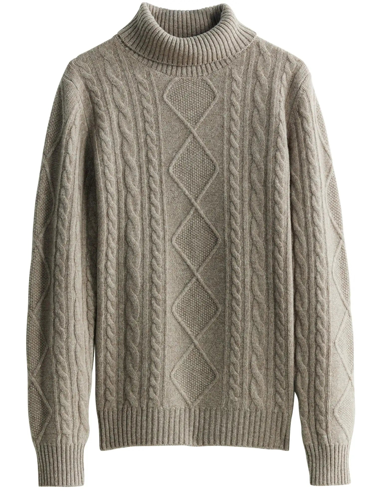 Cashmere Sweater Women Knitted Sweaters 100% Merino Wool Turtleneck Long-Sleeve Knit Pullover 2022 Winter Autumn Jumper Clothing