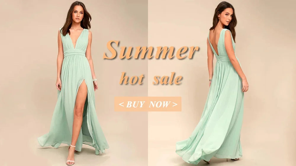 2024 Summer Long Dress High Split Boho Beach Dress Tunic Maxi Dress Women Evening Party Dress Sundress Vestidos de festa XXL