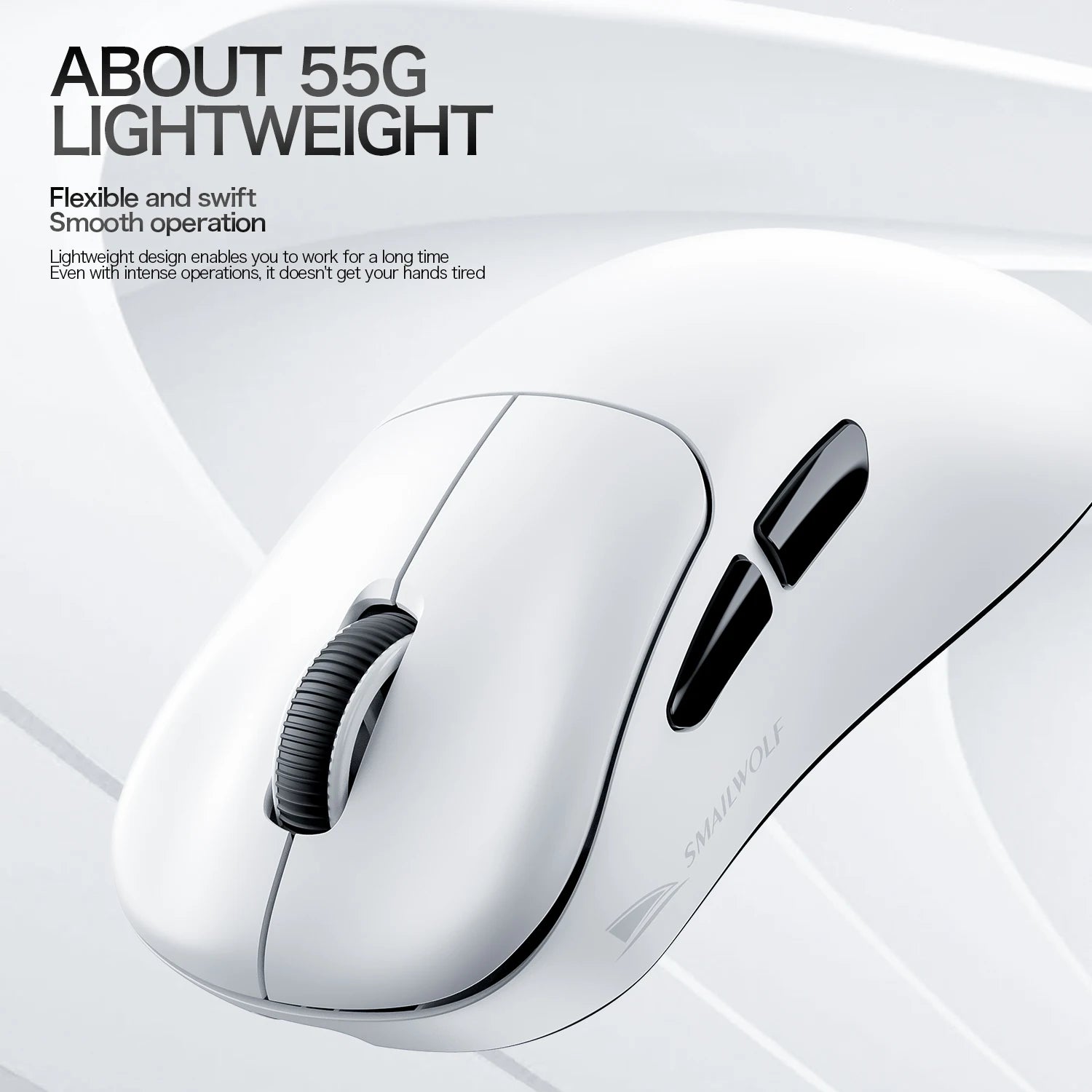 SMAILWOLF M5 Bluetooth Wireless Mouse Gaming Laptop Desktop E-Sports Lightweight PAW3311 Wired Magnetic Charging