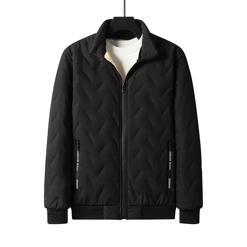 Men's Winter 1-3Pc Tracksuit Set Warm Thickened Jacket Pants Vest Matching 3pcs Fashion Casual Loose Fleece-Lined Outfit For Man