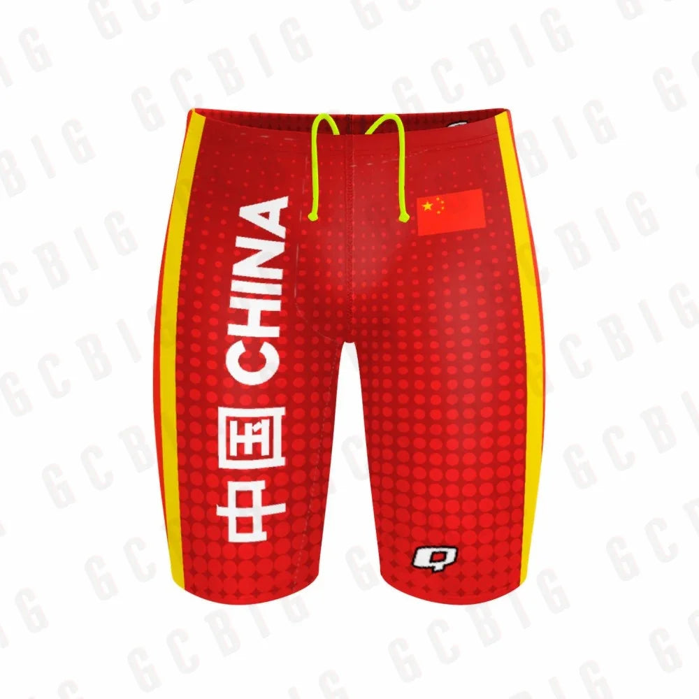 2023 New Boys Jammers Sports Surf Shorts Mens Summer Trunks Swimwear Training Swim Shorts Trunks Swimsuits Beach Swimming Pants