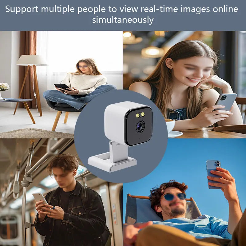 WiFi Tuya Camera Smart Home Security Camera 4MP HD Color Night Baby Monitor Two Way Audio Video Surveillance Security