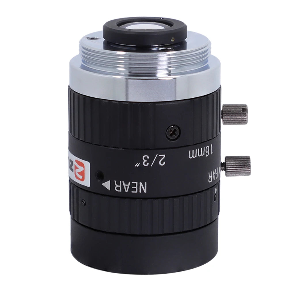 ZLKC 5MP C Mount 8mm 12mm 16mm 25mm 35mm 50mm Lens 2/3 Inch FA Machine Vision Industrial Camera Manual Iris Low Distortion F1.8