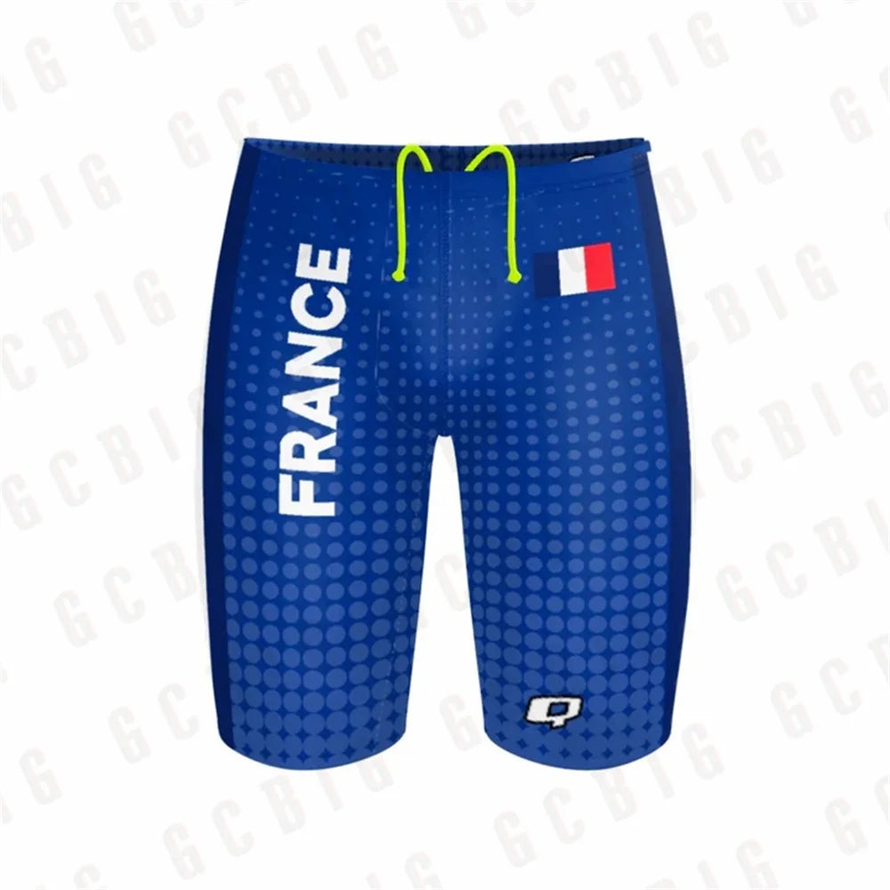 2023 New Boys Jammers Sports Surf Shorts Mens Summer Trunks Swimwear Training Swim Shorts Trunks Swimsuits Beach Swimming Pants