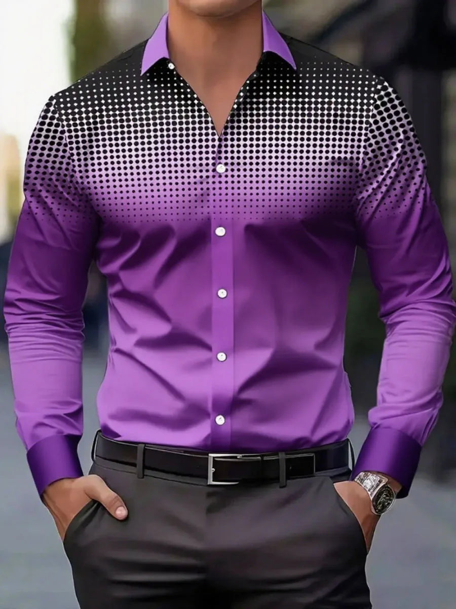 Men's new style shirts, men's business shirts, office shirts, comfortable and soft, designed by experts, quick delivery