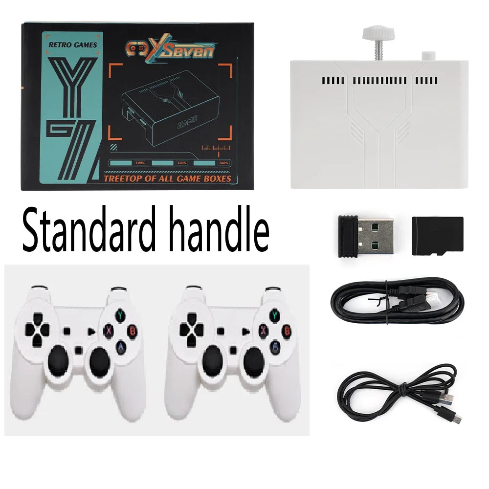 Y7 Game console 128G 256G Linux System 4K Video Game Console LPDDR4 2GB TV Box Wireless Controller Retro Game
