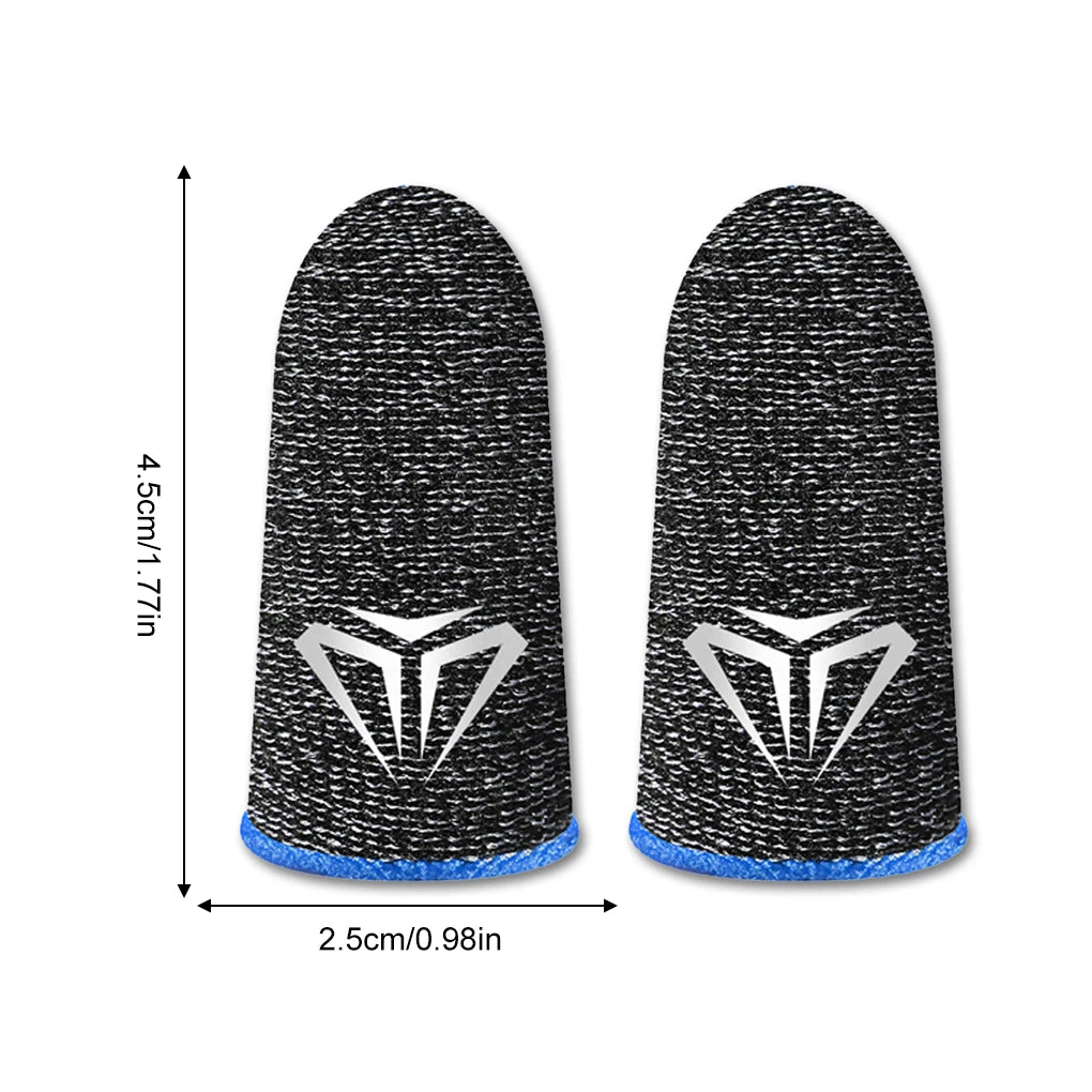 10PCS Mobile Phone Gaming Fingertip Sleeves Sweat-Proof Finger Cover Game Non-slip Touch Screen Thumb Fingertip Sleeves