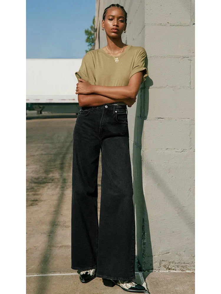 2025 Female Straight Leg Jeans Women Low Rise Stretch Gray Denim Pants Lady Solid Color Daily Office Cheap Long Jeans Trousers