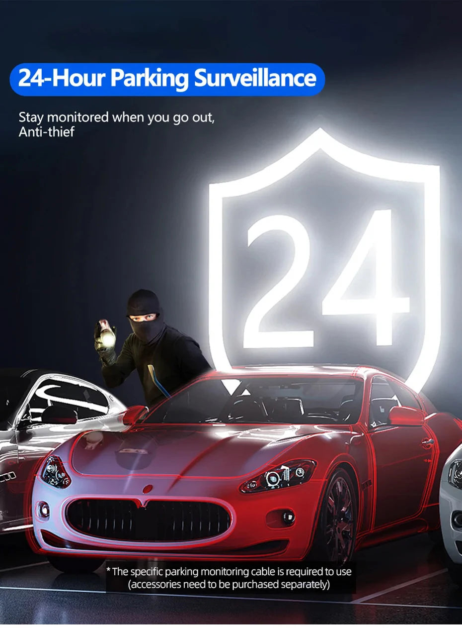 dashcam for car Black box Driving Video Recorders 4K WiFi Mini Front Camera Dash Cam 24H Parking Monitor Car Recording camera