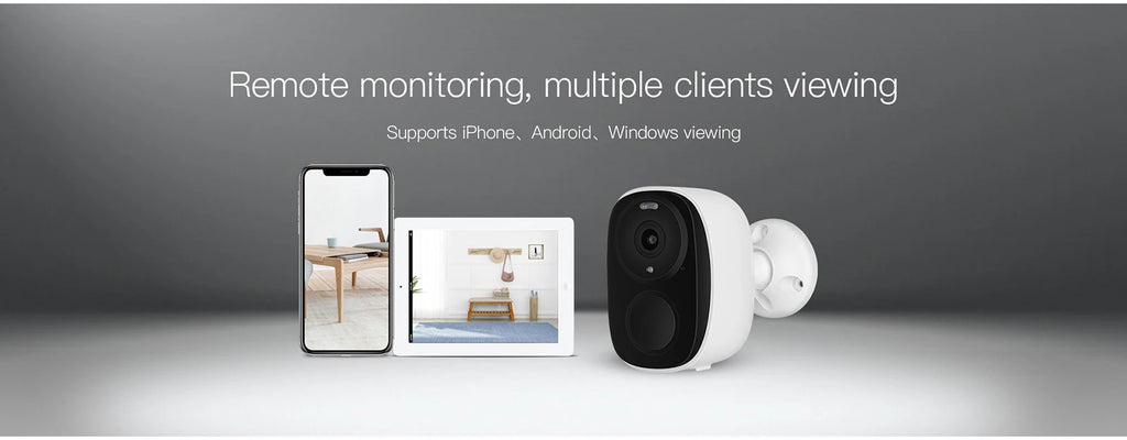 WIFI Survalance Camera 3MP Security Protection Outdoor IP Camera Smart Home Night Vision Video Recorder Battery Powered