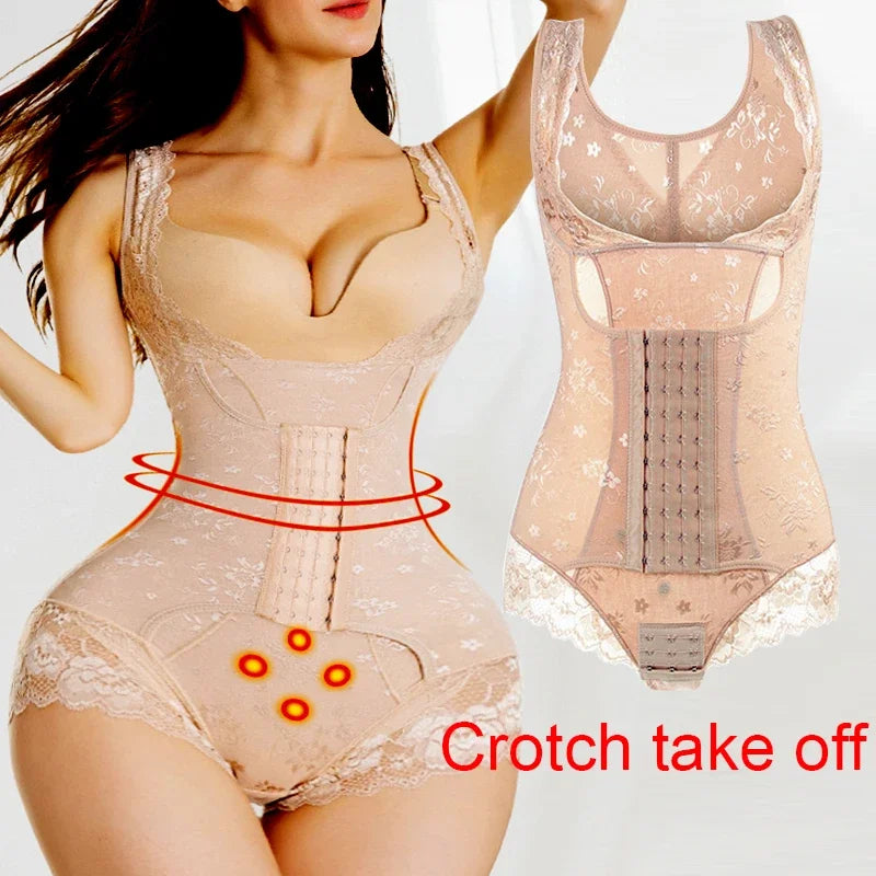 Women Dress Full Body Shaper Slim Tummy Trimmer Seamless Shapewear Thigh Slimmer Bodysuit Waist Trainer Girdle Bodysuits Shapers