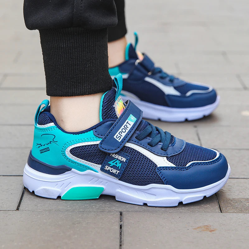 Kid Sneakers Sport Shoes for Boys Girls Fashion Children Breathable Mesh Comfort Casual Non-Slip Outdoor Running Shoes