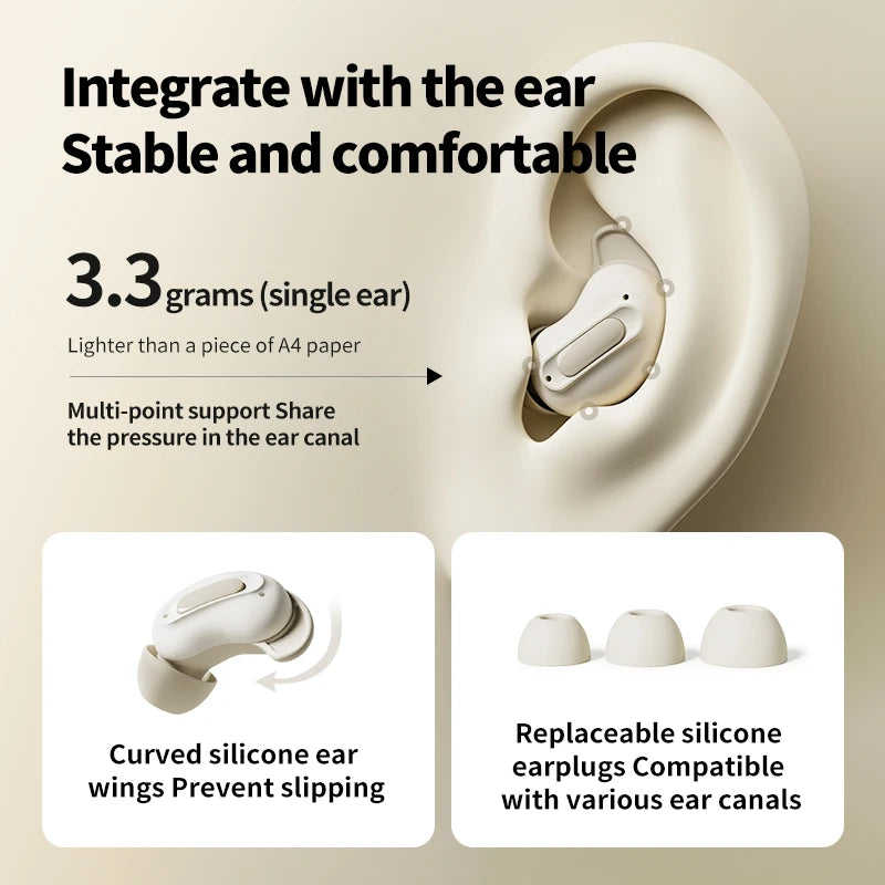 Xiaoyou In-Ear Bluetooth Headphones with Active Noise Cancellation, Specialized for Sleep