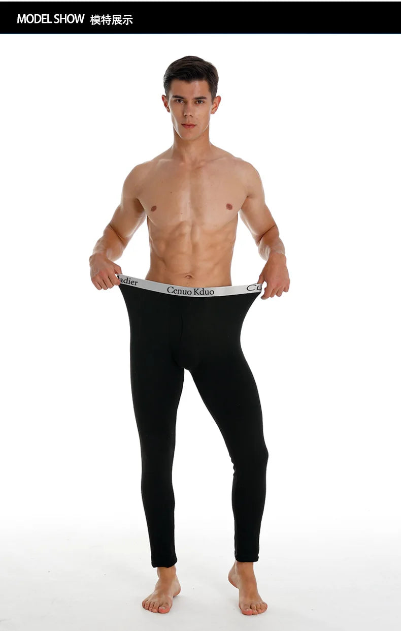 2022 new Men Thermal Underwear Men's Legging Tight Winter Warm Long Underpant Thermo Underwear Mens Spring Autumn