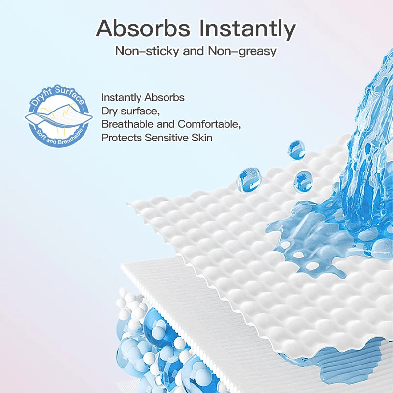 Soft Period Pants for Women 10Pcs, Instant Refreshing Surface Dry and Comfortable, Maximum Absorbency Leak-proof Sanitary Pants