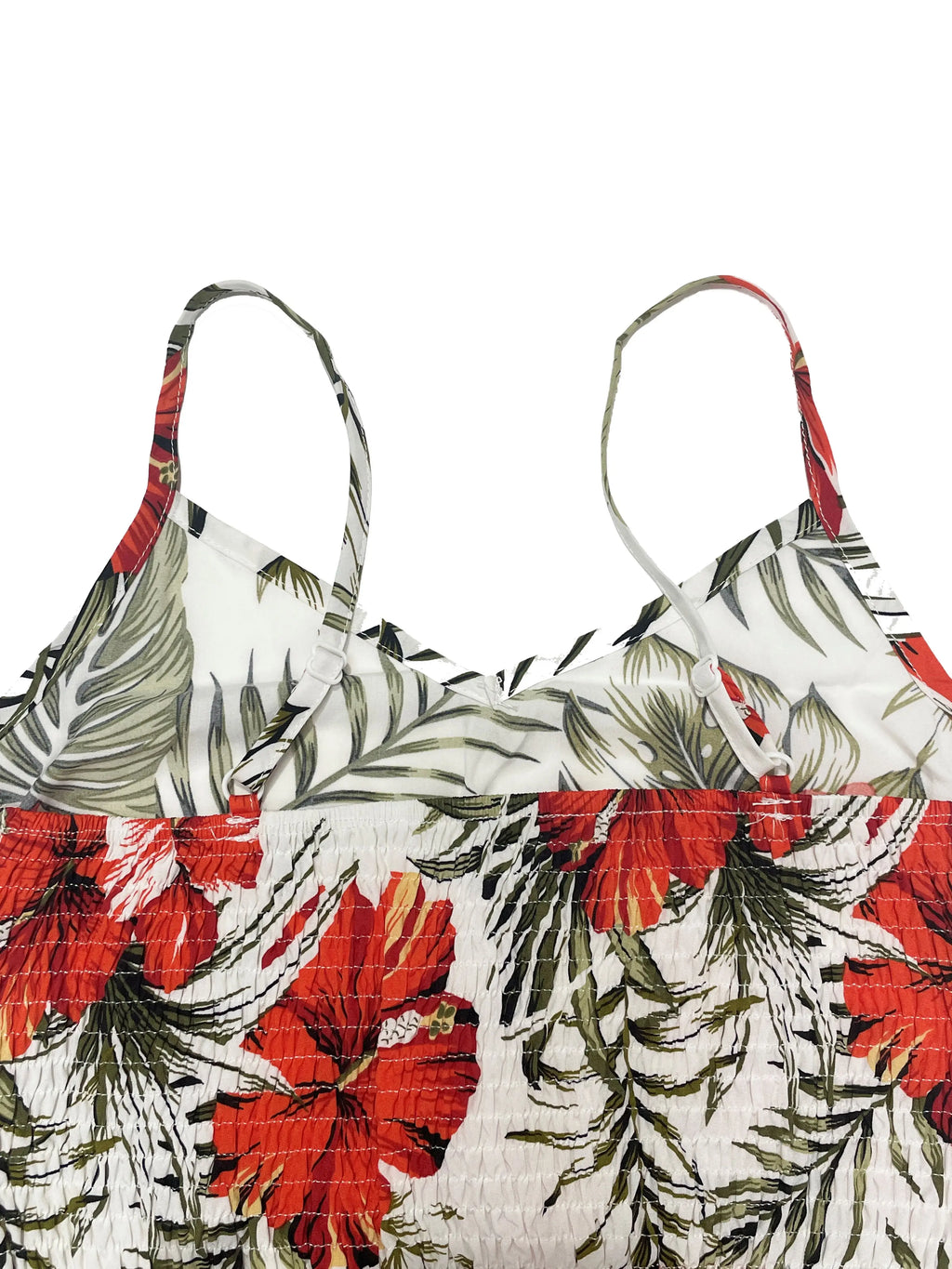 Women's Floral Print Lace Hollow Out Strapless Dress - Sleeveless Summer Boho Beach Maxi Dress