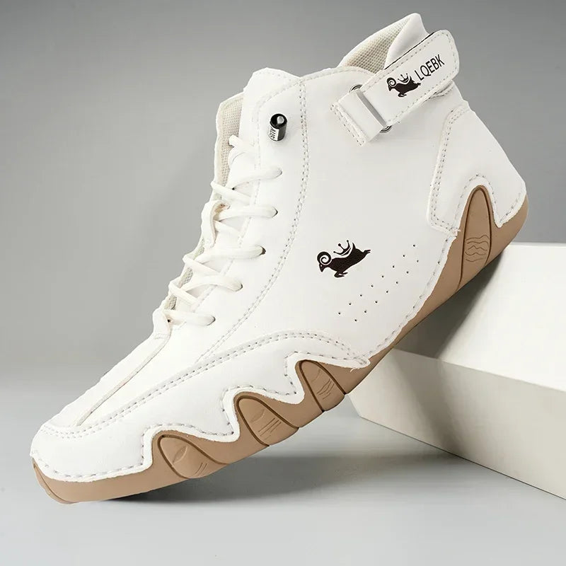 Men's Boots Casual Fashion Luxury Designer Soft Sole Waterproof Mens Loafers New Trend High Quality Couple Lace Up Hiking Shoes