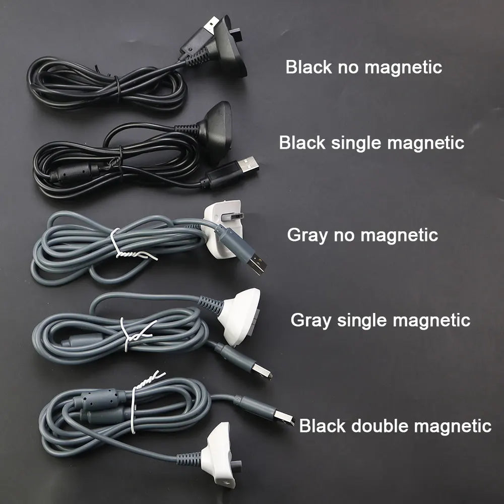 JCD 1.5m USB Charging Cable For Xbox 360 Wireless Game Controller Gamepad Joystick Power Supply Charger Cable Game Cables