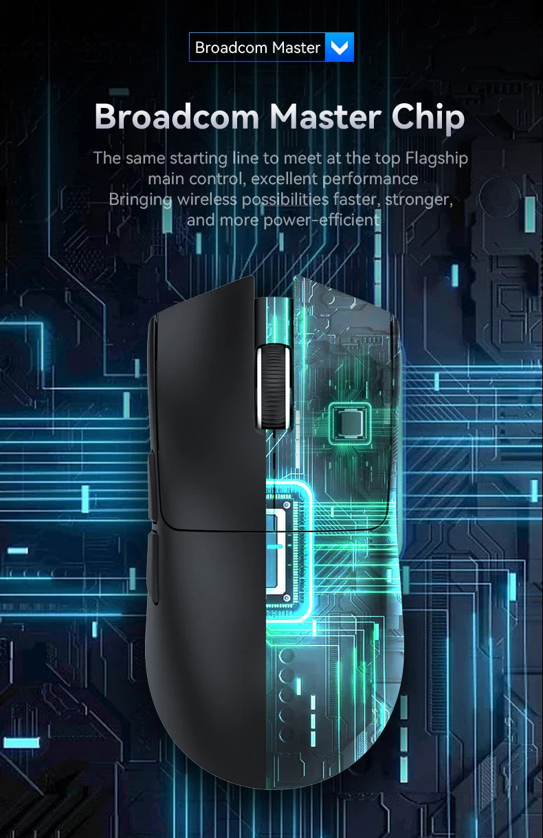 X11 Attack Shark Gaming Mouse Wireless 1K Hz PAW3311 Macro Magnetic RGB Docking Charger for Gaming