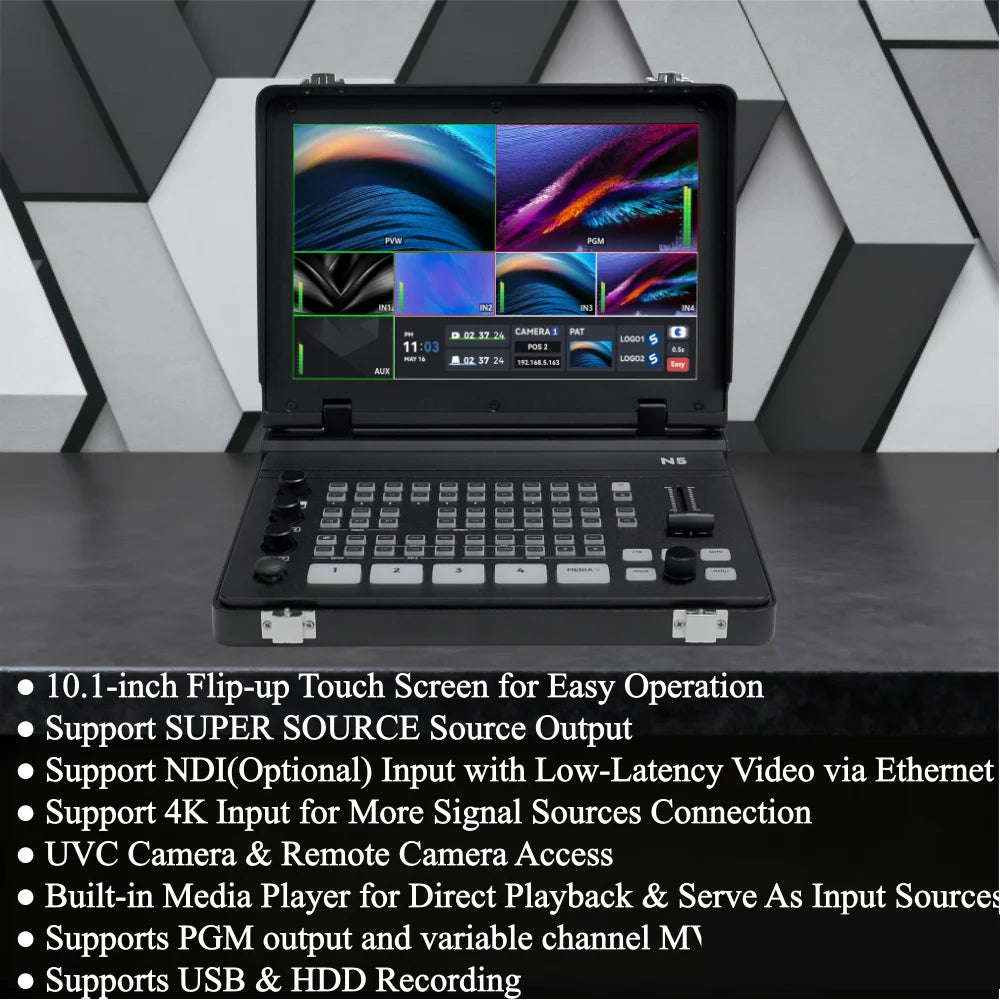 JSAV 4K 60fps NDI Camera PTZ 1pc-3pcs SDI HDMI POE SDI 12X 1PC Video Switcher Conference Camera for Church Business Meeting