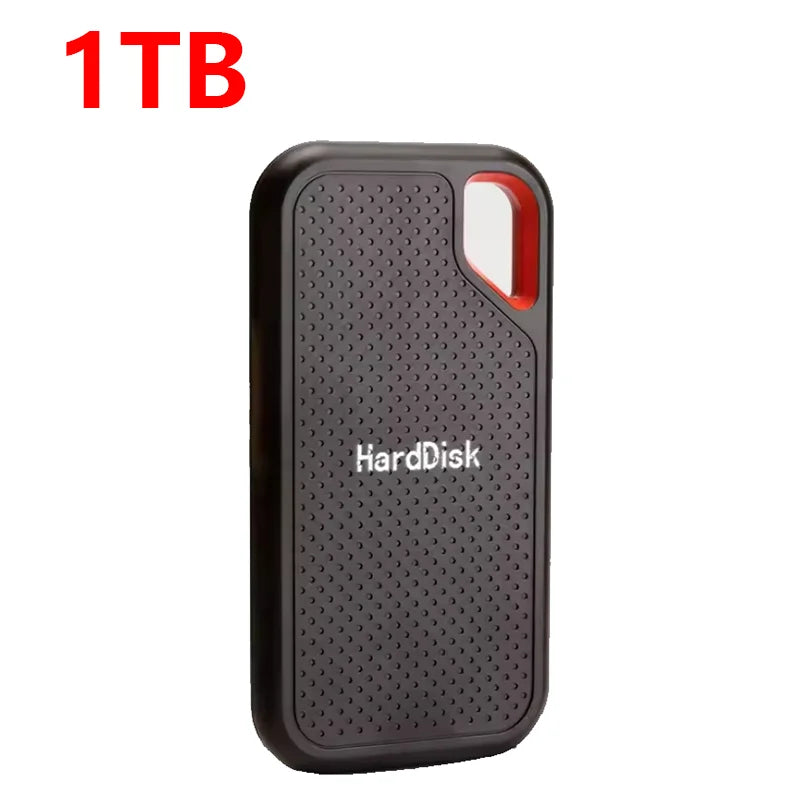 128TB Rugged External Hard Disk USB3.2 High-Speed Solid Hard Drives Portable Data Storage Drive for Laptop/PC Shock-Resistant