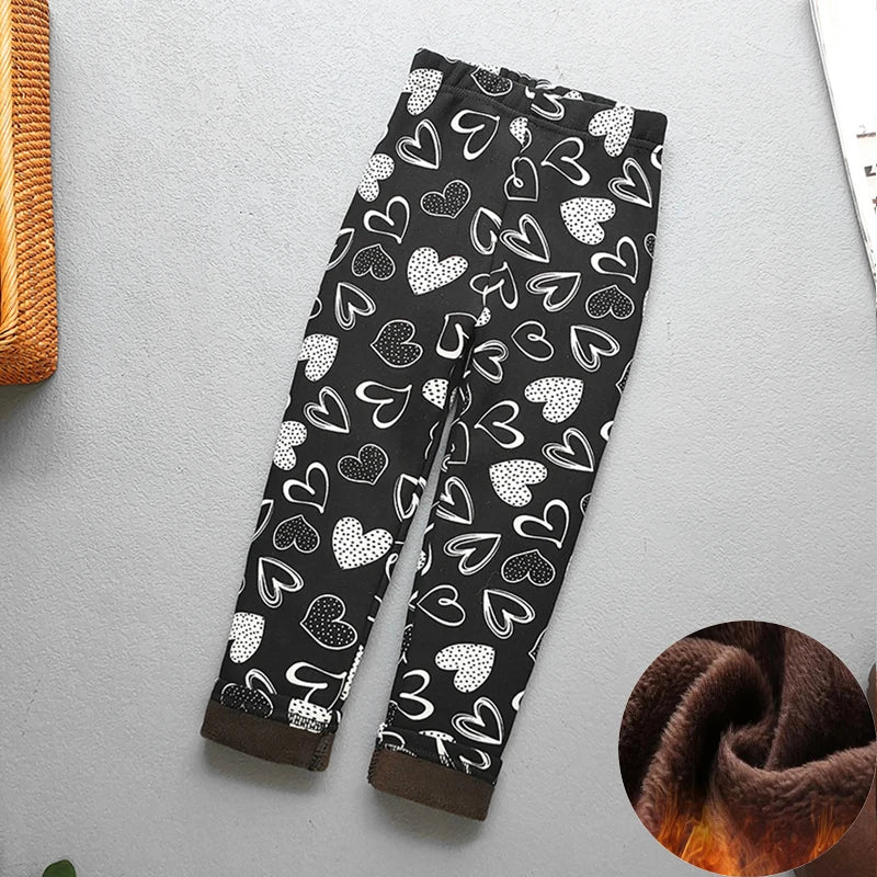 Baby Girl Clothes Kid Legging Girl Winter Autumn Thick Warm Cartoon Leggings Pants Boys Girls Leggings Plus Velvet Trousers