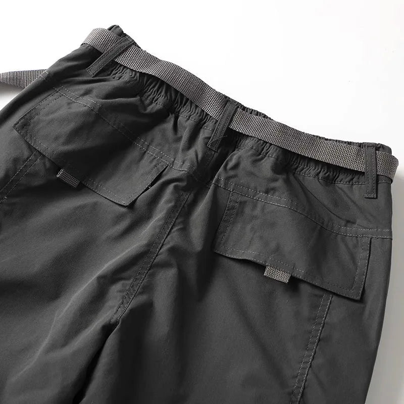 Naturehike Tooling Pants Thick Waterproof Fleece Cargo Pants Men Women Outdoor Multi-pockets Loose Straight Overall Trousers