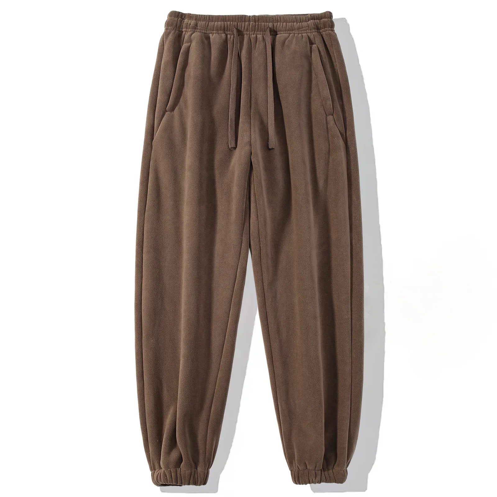 Men's Flece Lined Pants Thermal Winter Trousers Thickened Sherpa Fleece Joggers Sweatpants for Men Large Size Men's Clothing 8XL