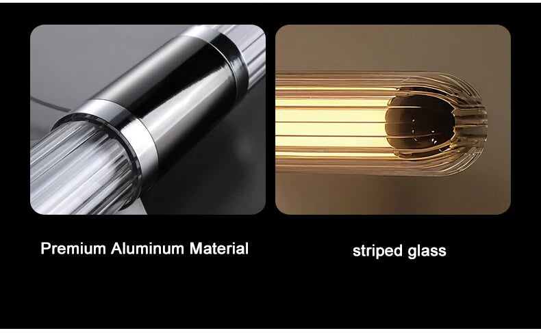 Italian Nordic minimalist and versatile long glass pendant lamp, dining table lamp, office desk lamp, coffee shop pendant lamp