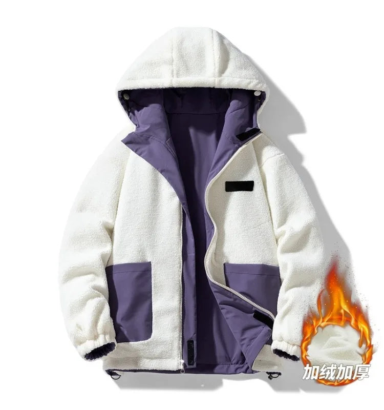 New Autumn and Winter Outerwear for Men, Loose Casual Hooded, Thick, Warm, Comfortable, Versatile, High-quality Jacket for Men
