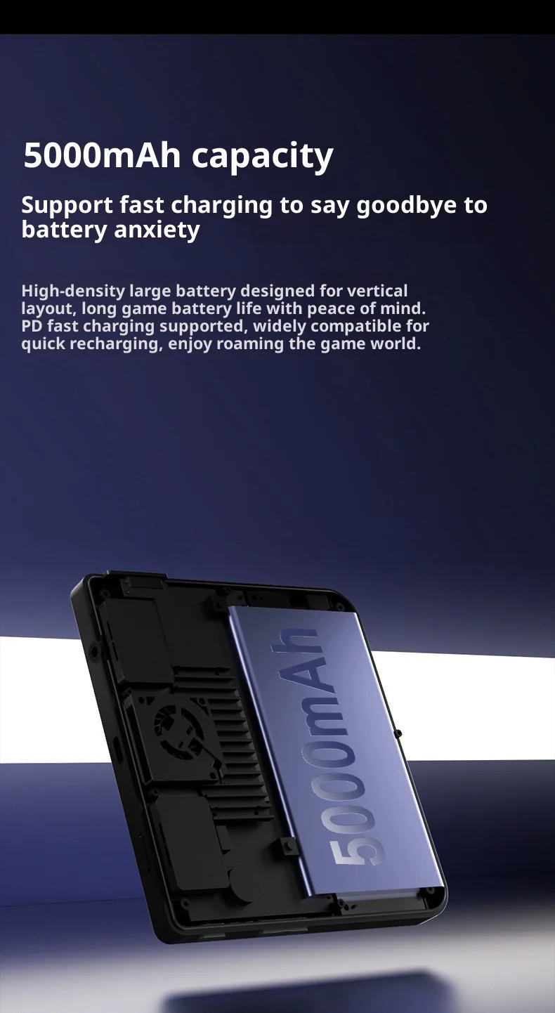 2025 New E5ultra Handheld Game Console With Dual Systems 6+128 Running Memory Cloud Gaming 5-Inch Ips Hall Joystick Game Console