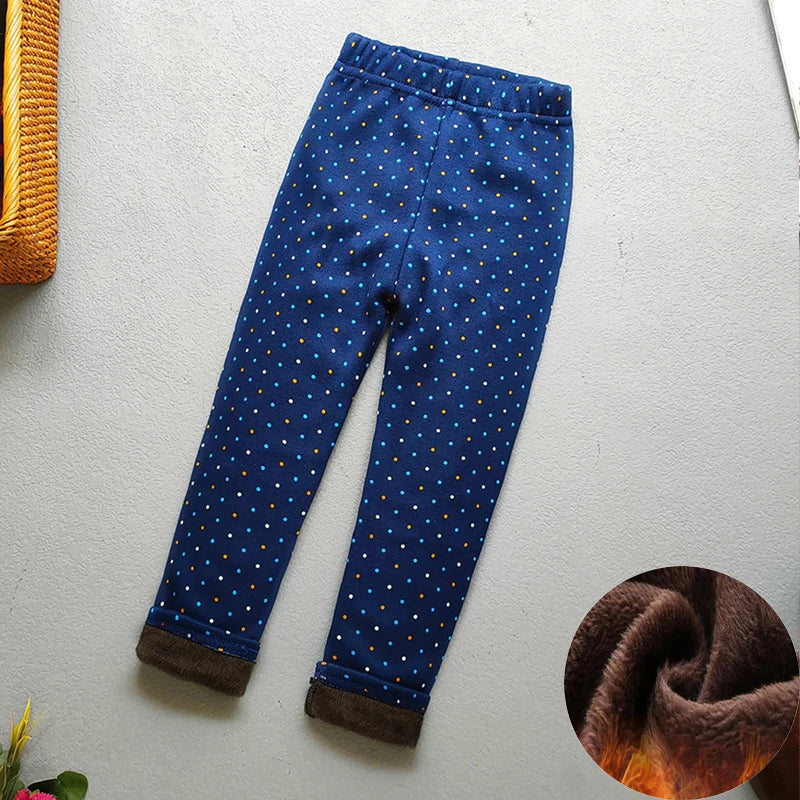Baby Girl Clothes Kid Legging Girl Winter Autumn Thick Warm Cartoon Leggings Pants Boys Girls Leggings Plus Velvet Trousers