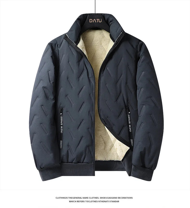 Men's Winter 1-3Pc Tracksuit Set Warm Thickened Jacket Pants Vest Matching 3pcs Fashion Casual Loose Fleece-Lined Outfit For Man