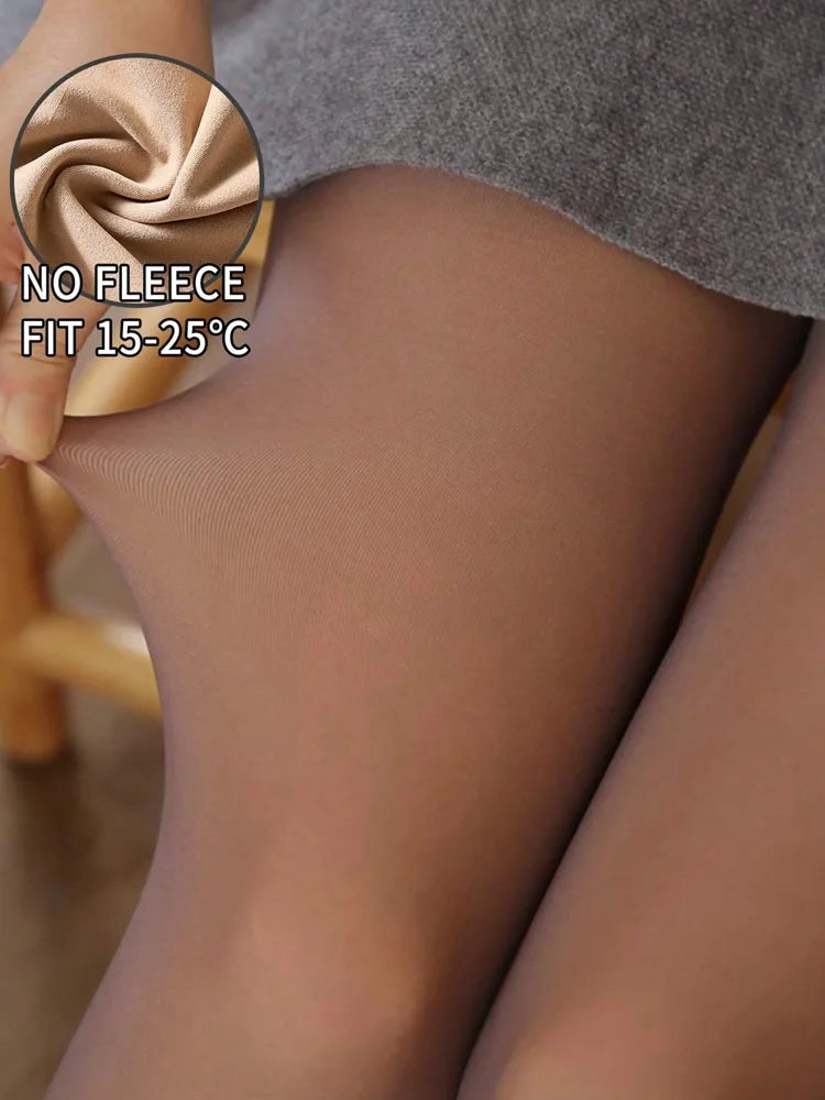 1PC 80/300g Fleece Warm Women Leggings Sexy Sheer High Waist Thermal Winter Tights 2026 Casual Hermal Stockings Pantyhose