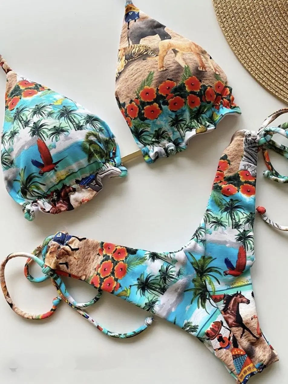 RUOTONGSEPT Bikini Women's Swimsuit 2022 New Swimwear Female Sexy Bikinis Set Push up Swimming for Bathing Suit Women Swimsuits