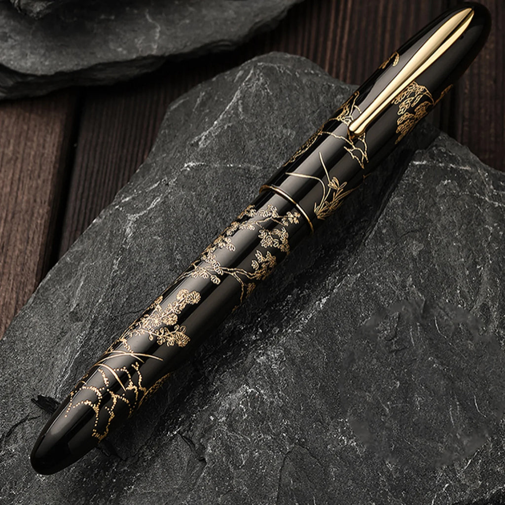 Hongdian N23 Fountain Pen Rabbit Year Limited High-End Students Business Office Writing supplies Gold Carving student  gift pens
