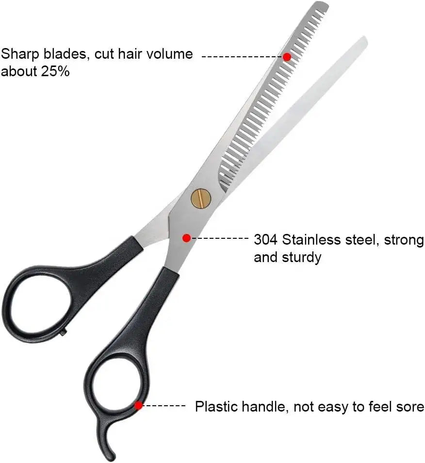 1/2/3pcs Professional Hair Cutting Shears Stainless Steel Barber Scissors for Men & Women Home & Salon Hair Trimming and Styling